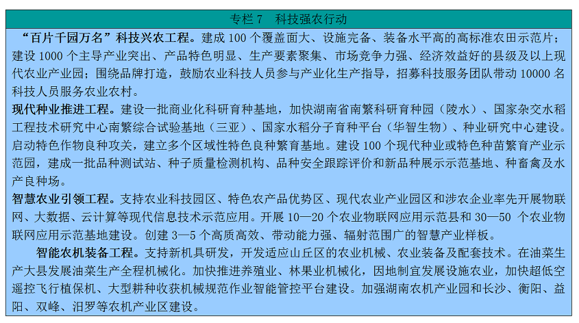 中共湖南省委湖南省人民政府关于印发《乡村振兴战略规划（2018—2022年）》的通知(图8)