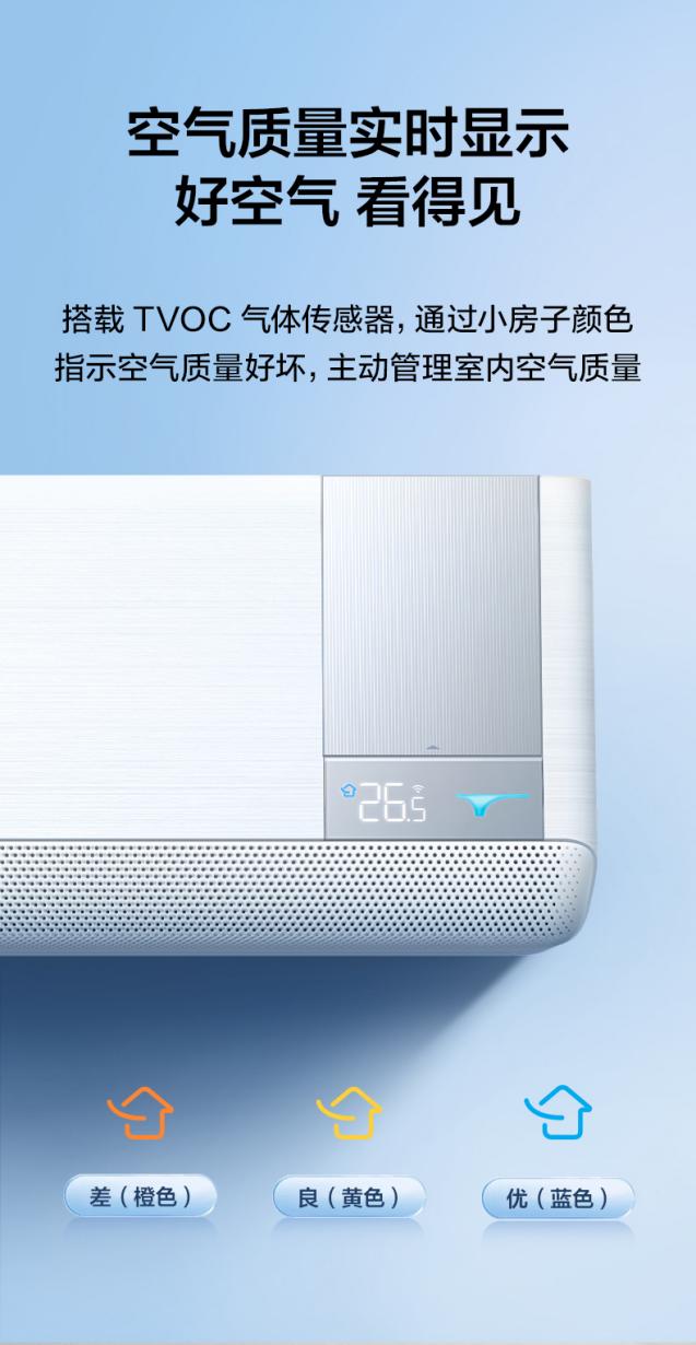 告别春季空调病TCL小蓝翼·森林风AI健康新风空调守护呼吸健康(图3)