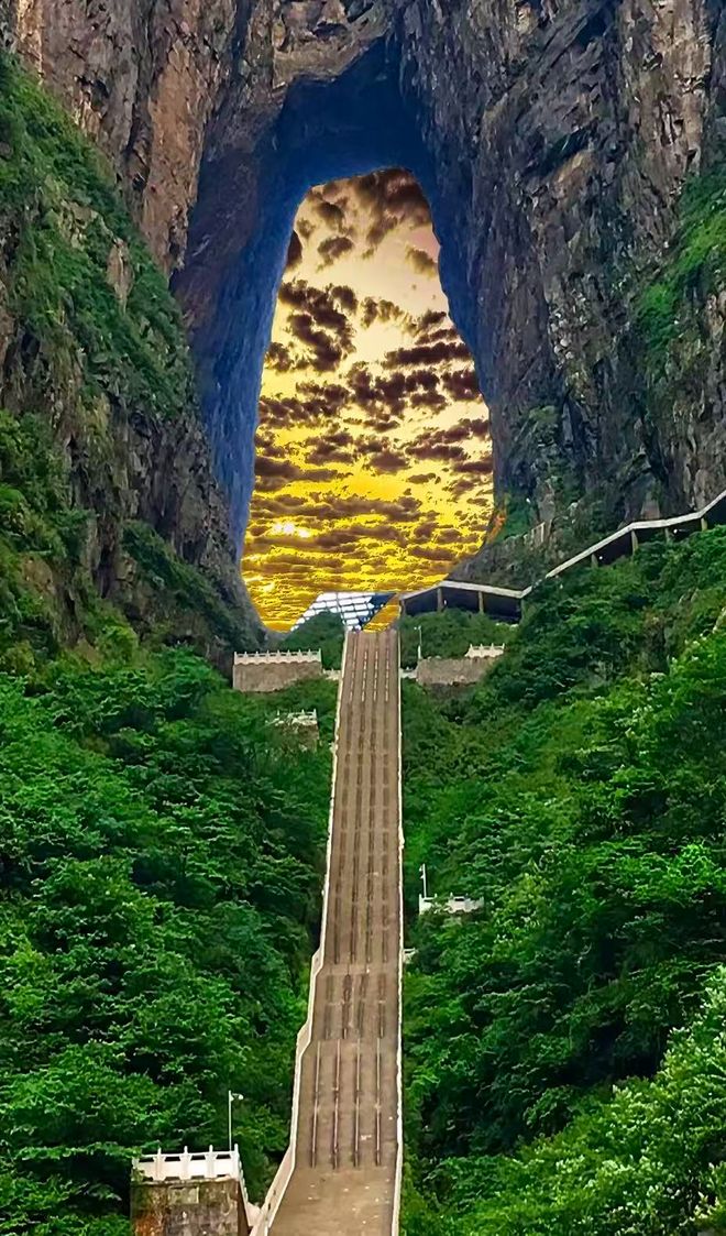 张家界旅游区地图：跟团路线规划与景点分布(图2)