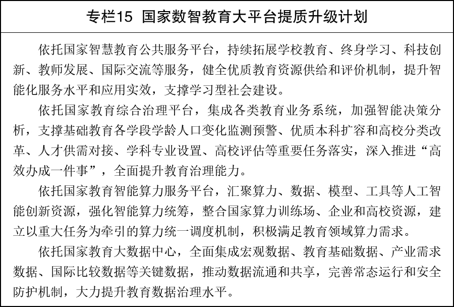 国务院关于印发《教育发展“十五五”规划》的通知(图15)
