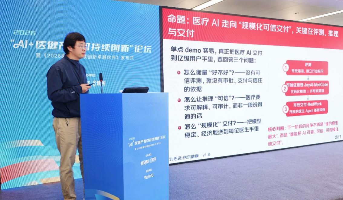 京东健康携最新全场景AI成果亮相2026世界人工智能大会(图1)