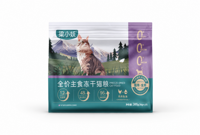 2026猫主食梁小妖生骨肉冻干科学挑选优质猫咪冻干(图1)